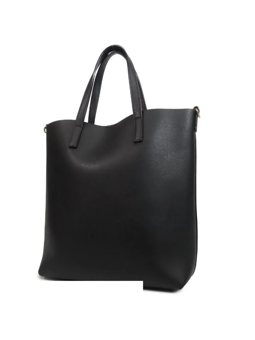 Saint Laurent Toy Shopping Black Leather 2-Way Shoulder Bag